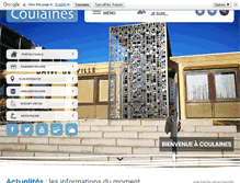 Tablet Screenshot of coulaines.fr